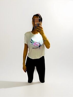 Roberto Cavalli tie back T-shirt